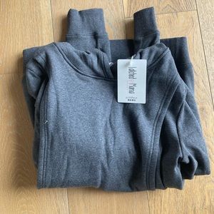 Latched Mama Gray Nursing Hoodie NWT